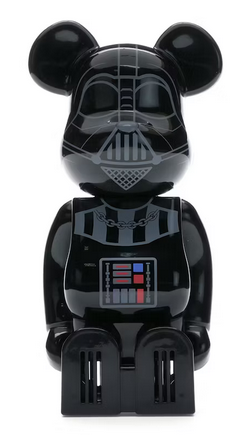 BAPE Cleveren 200% Bearbrick Darth Vader Air Freshener Black