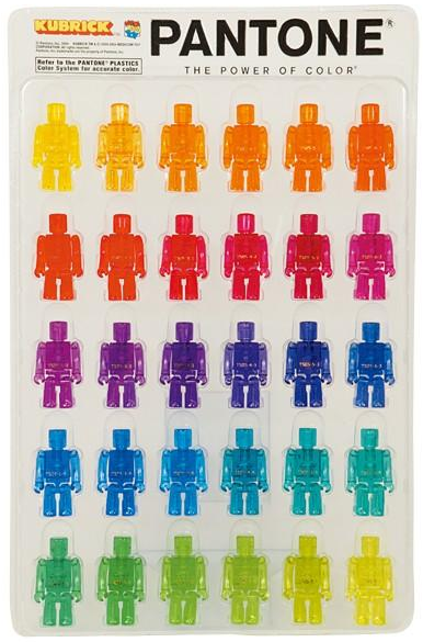 PANTONE KUBRICK THE POWER OF COLOR MEDICOM TOY 30 PIECES BEARBRICK