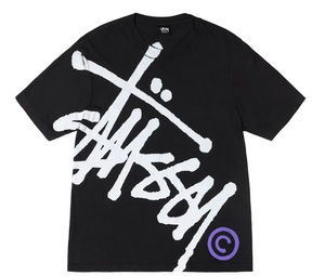 Stussy Big Basic Pigment Dyed TeeBlack/Purple