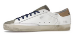 Load image into Gallery viewer, Golden Goose Super-Star Suede Toe White Taupe Royal Blue Black
