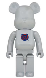 Load image into Gallery viewer, Bearbrick 20th Anniv. 1st Model 1000% White Chrome
