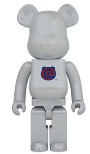 Bearbrick 20th Anniv. 1st Model 1000% White Chrome