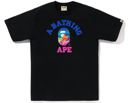 BAPE Sunset Beach Tee Black