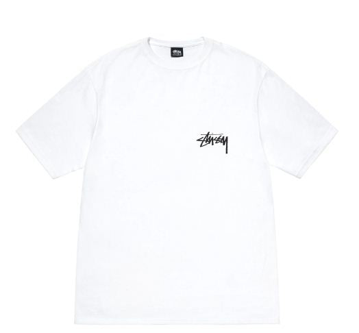 STUSSY Dog Collage Tee White