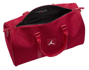 Jordan Monogram Duffle Bag Red