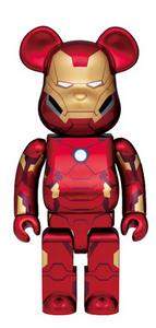 Bearbrick x Ironman Happy Lottery (2021 Version) 400% Red