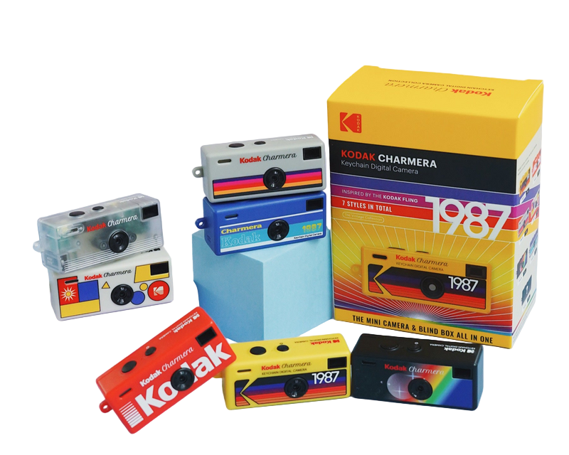 Kodak CHARMERA Digital Camera Keychain Sealed Case 6 Blind Box (Sold per piece)