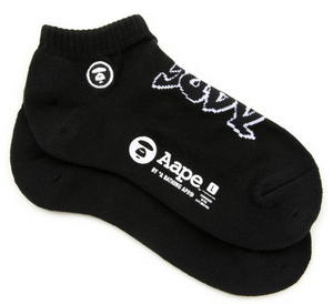 AAPE Moonface graphic ankle socks