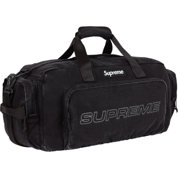 Supreme Denim Duffle Bag Black – shoegamemanila