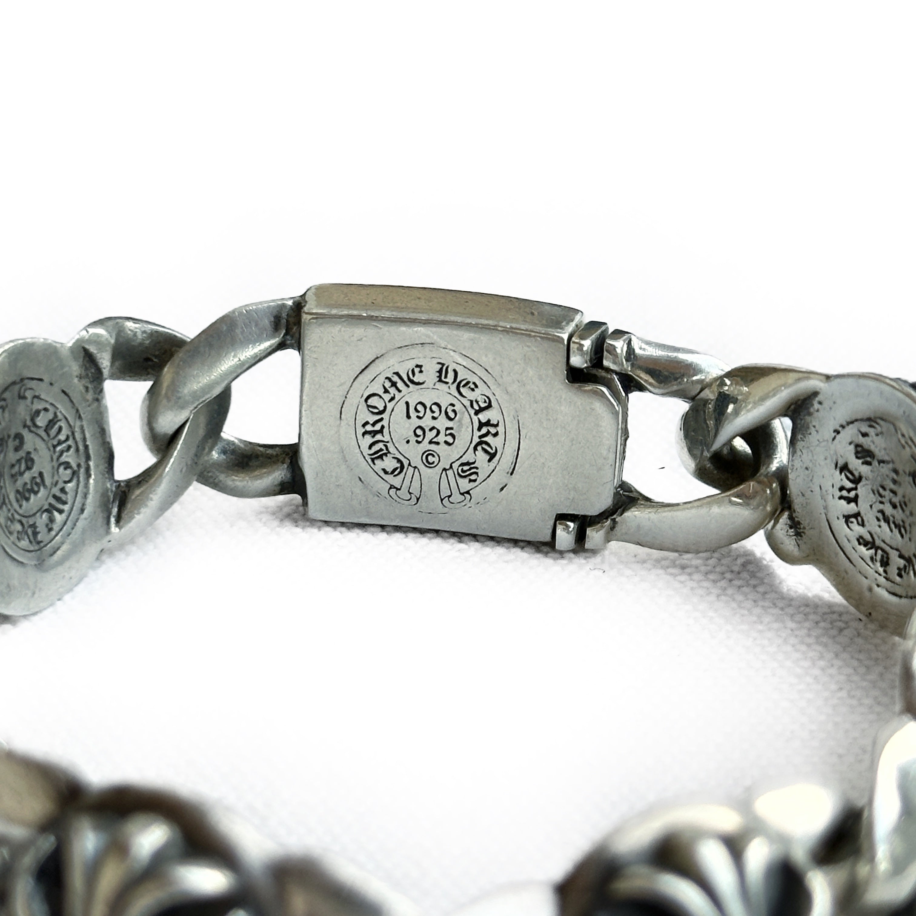 Chrome Hearts Cross Link Silver 5 Link