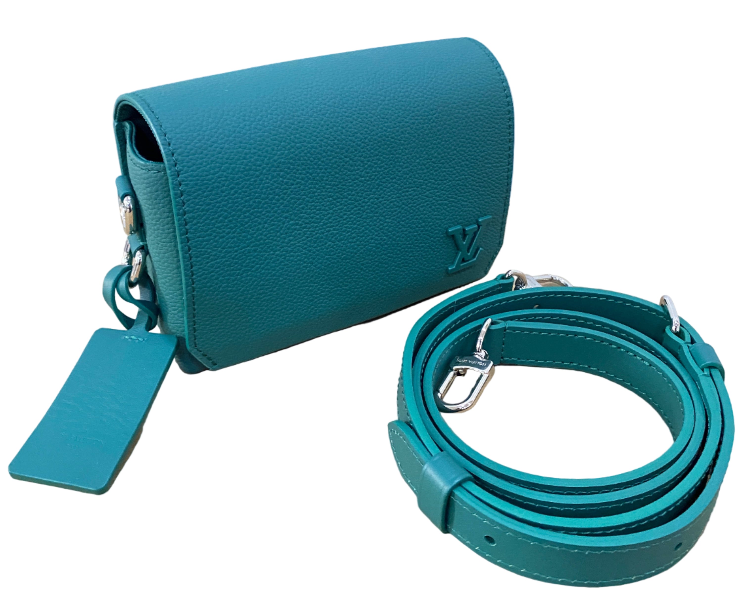 Louis Vuitton LV Aerogram Fast Line Wearable Wallet Shoulder Bag Green