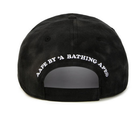 AAPE Moonface baseball cap Black