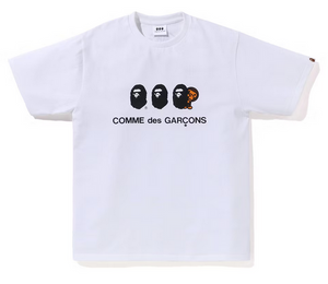 BAPE x Comme des Garcon Osaka Baby Milo #1 Tee White