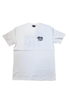 STUSSY USA WHITE TEE