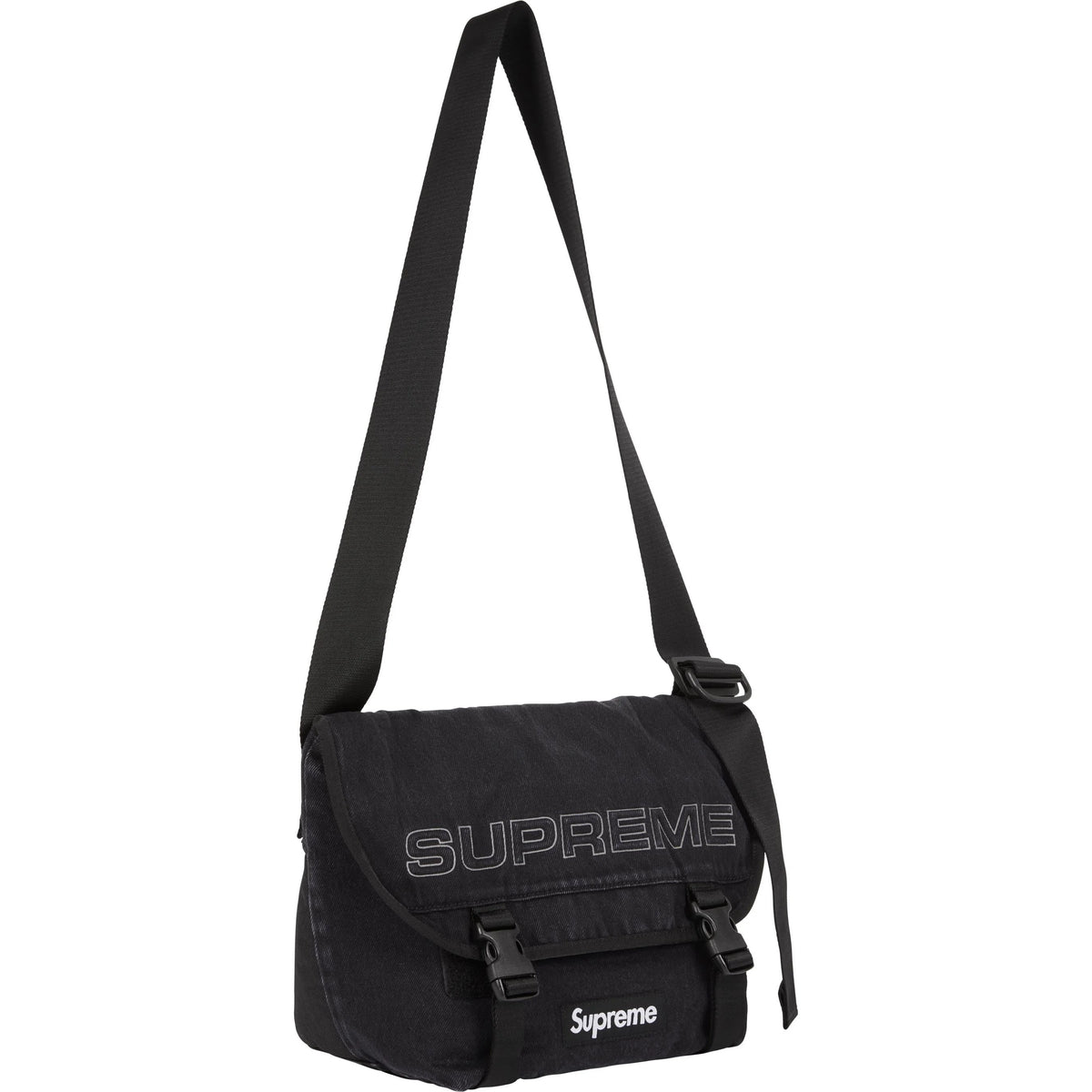 バッグ supreme messenger bag 22ss black Supreme シュプリーム 22SS Small Messenger Bag スモール