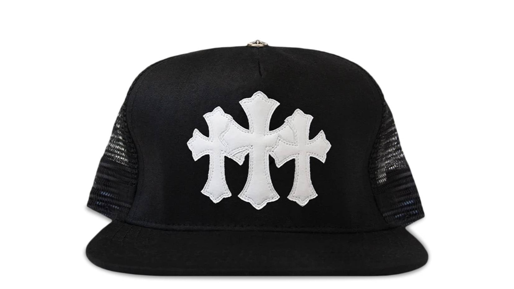 Chrome Hearts Cemetery Trucker Hat Black