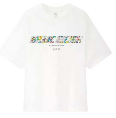 Billie Eilish Flower Logo Tee (US Womens Sizing) White