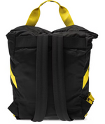 Load image into Gallery viewer, OFF-WHITE Printed Backpack Logo Applique Black/Yellow
