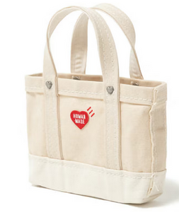 バッグ HUMANMADE MINI SHOULDER TOTE BAG Human Made Heavy Canvas Mini Shoulder Tote Bag White – shoegamemanila