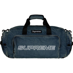 Supreme Denim Duffle Bag Washed Indigo – shoegamemanila