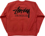 Load image into Gallery viewer, Stussy Stock Los Angeles Crewneck Pepper
