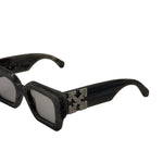 Load image into Gallery viewer, OFF-WHITE Catalina Rectangular Frame Sunglasses Light Grey/Light Grey/White (Pre-owned)
