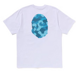 Load image into Gallery viewer, BAPE Radiation Camo Big Ape Head Tee White
