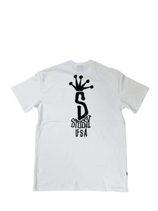 STUSSY BIG S WHITE TEE