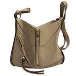 Load image into Gallery viewer, LOEWE Compact Hammock bag in soft grained calfskin Sand (Like new)
