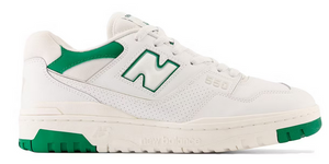 New Balance 550 White Classic Green