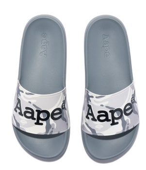 AAPE MOONFACE CAMO SLIDES AAPE Moonface embossed camo slides | ITeSHOP main image 3