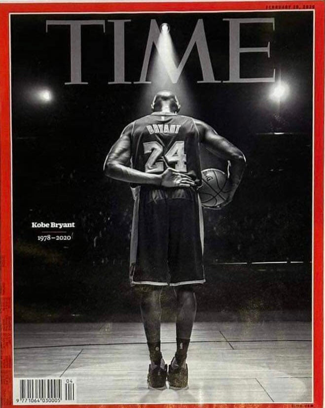 KOBE Time Magazine Framed