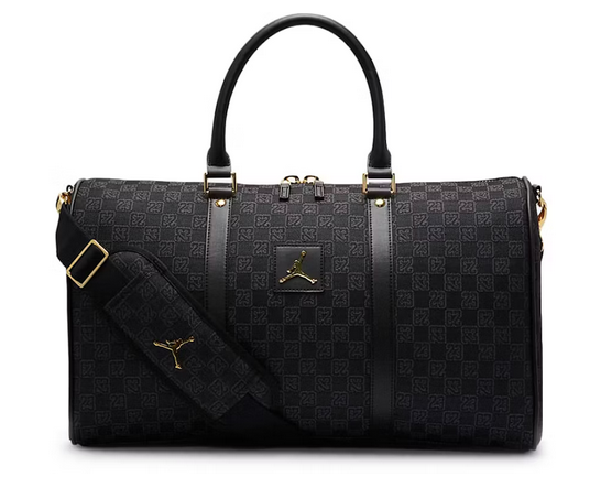 Jordan Monogram Duffle Bag Black – shoegamemanila