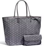 Load image into Gallery viewer, Goyard Saint Louis Tote PM Grey
