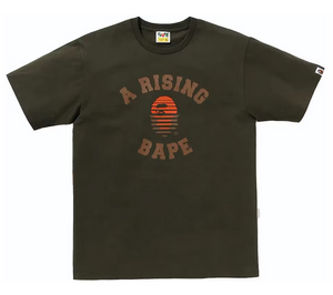 BAPE A Rising Bape Tee Olivedrab