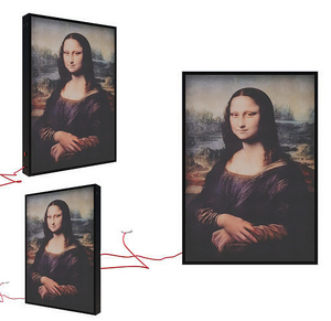 Virgil Abloh x IKEA MARKERAD "MONA LISA" Backlit Artwork Multicolor