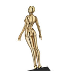 Load image into Gallery viewer, Hajime Sorayama Sexy Robot Floating Figure Gold
