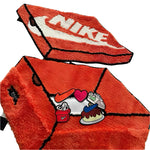 Load image into Gallery viewer, Nike Classic Shoe Box DIY Collage Shaped Floor Mat Carpet
