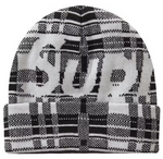 Load image into Gallery viewer, Supreme Big Logo Beanie Beanie (FW23) White Plaid
