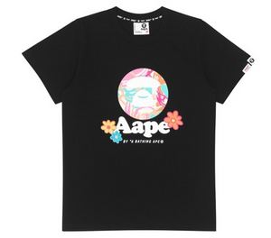 AAPE TEE BLACK AAPTEW1309XXK (W)