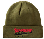 Load image into Gallery viewer, Supreme Yohji Yamamoto New Era Beanie Olive
