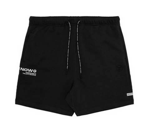 AAPE NOW SWEAT SHORTS BLACK AAPSPM6952XXK