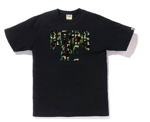 BAPE ABC Camo NYC Logo Tee Black Green