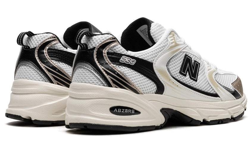 New Balance 530 White Light Gold Metallic
