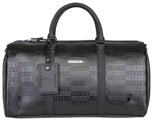 Jordan Duffle Bag Leather Black – shoegamemanila