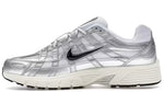 Load image into Gallery viewer, Nike P-6000 White Metallic Silver Flat Silver Black
