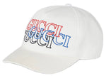 Load image into Gallery viewer, Gucci White Logo-Embroidered Baseball Cap
