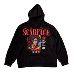 Load image into Gallery viewer, Scarface Tony Montana Black Red Hoodie
