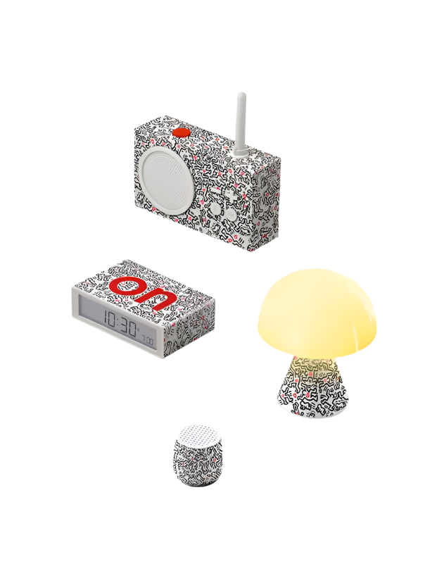 LEXON x Keith Haring Gift Set - Love White