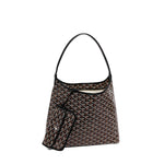 Load image into Gallery viewer, Goyard  Goyardine Boheme Hobo Black
